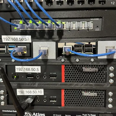 Dự án máy chủ gia đình 10 inch với giá đỡ và thiết kế tùy...