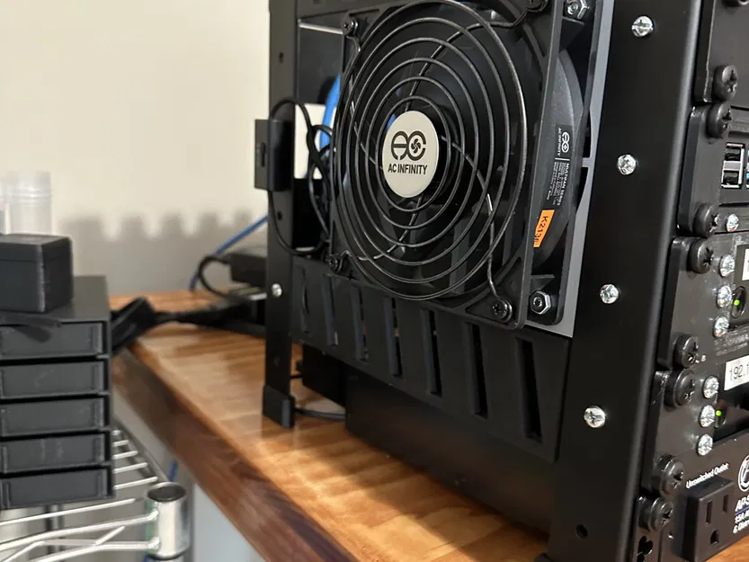 Dự án máy chủ gia đình 10 inch với giá đỡ và thiết kế tùy... - Image 4