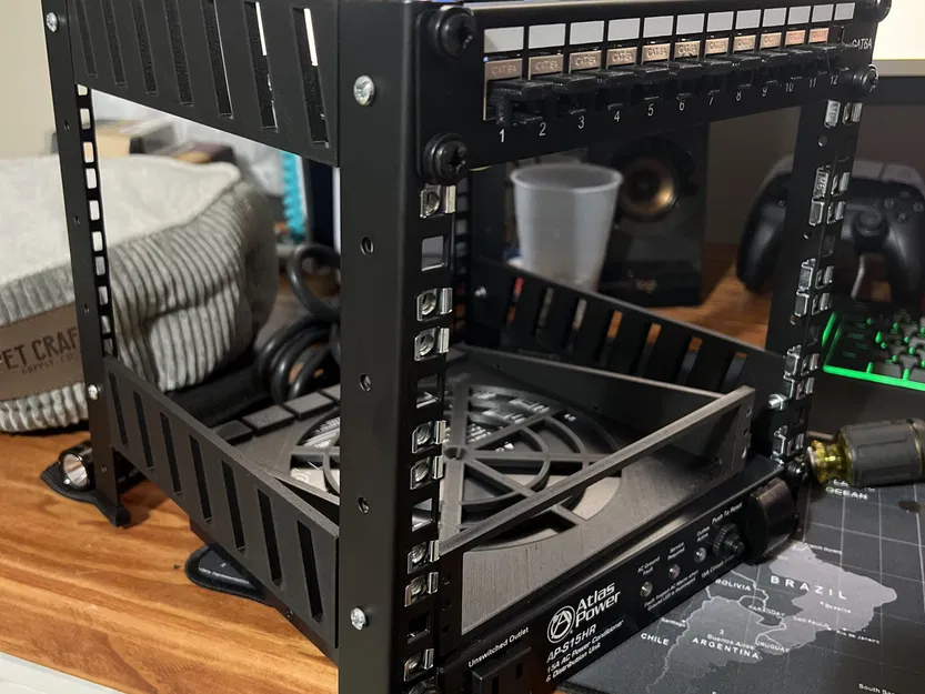 Dự án máy chủ gia đình 10 inch với giá đỡ và thiết kế tùy... - Image 5