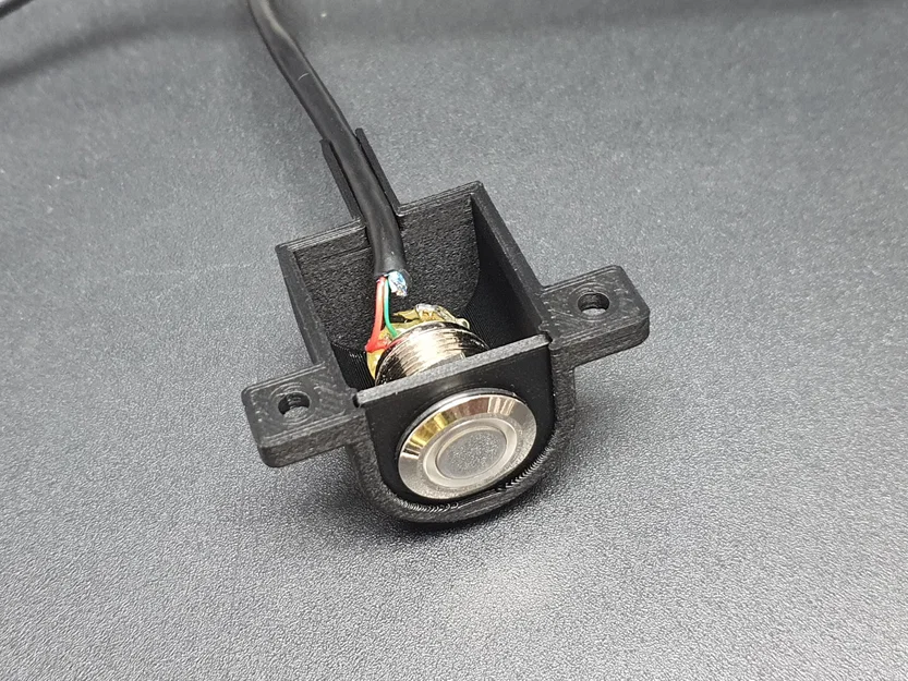 Giá đỡ nút nhấn 16mm gắn dưới bàn làm việc - Image 3
