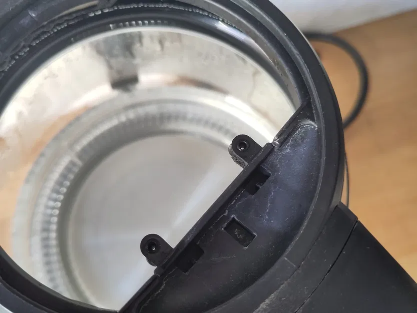 Nắp bản lề cho ấm nước Elta bằng kính - Image 2