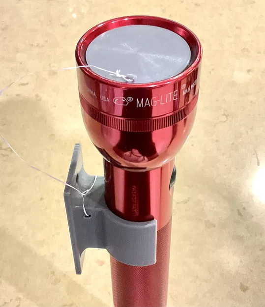 Giá đỡ đèn pin MagLite AA, D và NEBO/LilLarry với lỗ gắn - Image 2