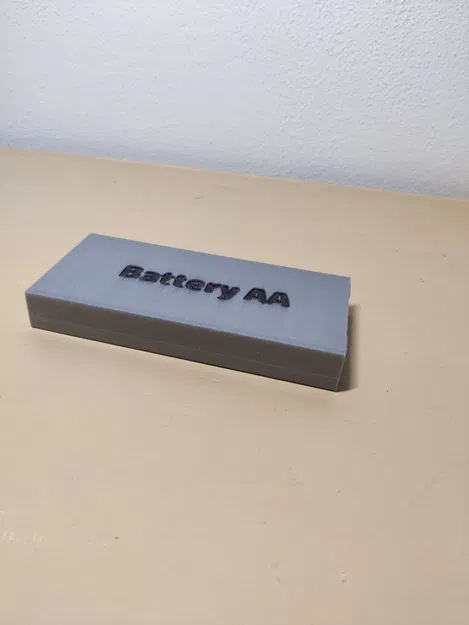 Hộp pin AA trượt với ray giữ pin - Image 3