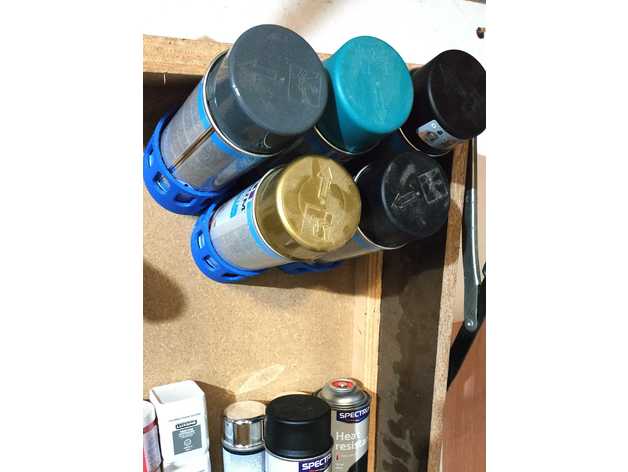 Giá đỡ bình xịt treo tường đơn giản - Image 1