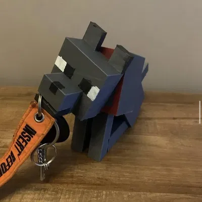 Giá đỡ chìa khóa dễ thương phong cách MineCraft