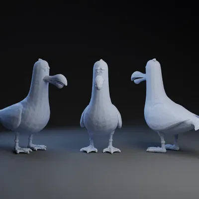 Chim mòng biển ích kỷ trong bộ phim Finding Nemo