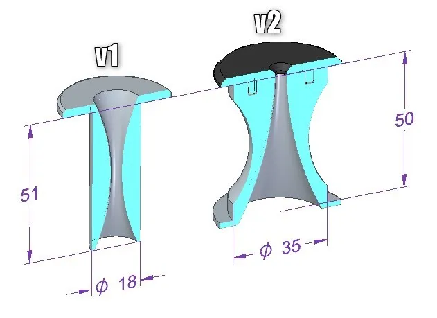 Giá đỡ cuộn filament cho bàn Ikea Lack - Image 1