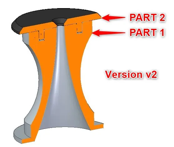 Giá đỡ cuộn filament cho bàn Ikea Lack - Image 3