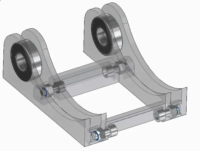 Giá đỡ cuộn filament điều chỉnh từ 45-80mm cho máy in 3D - Image 3