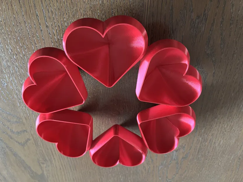 Bình chứa trái tim có nắp - họa tiết ngôi sao - Image 3