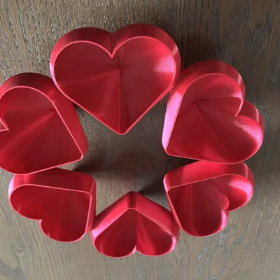 Bình chứa trái tim có nắp - họa tiết ngôi sao