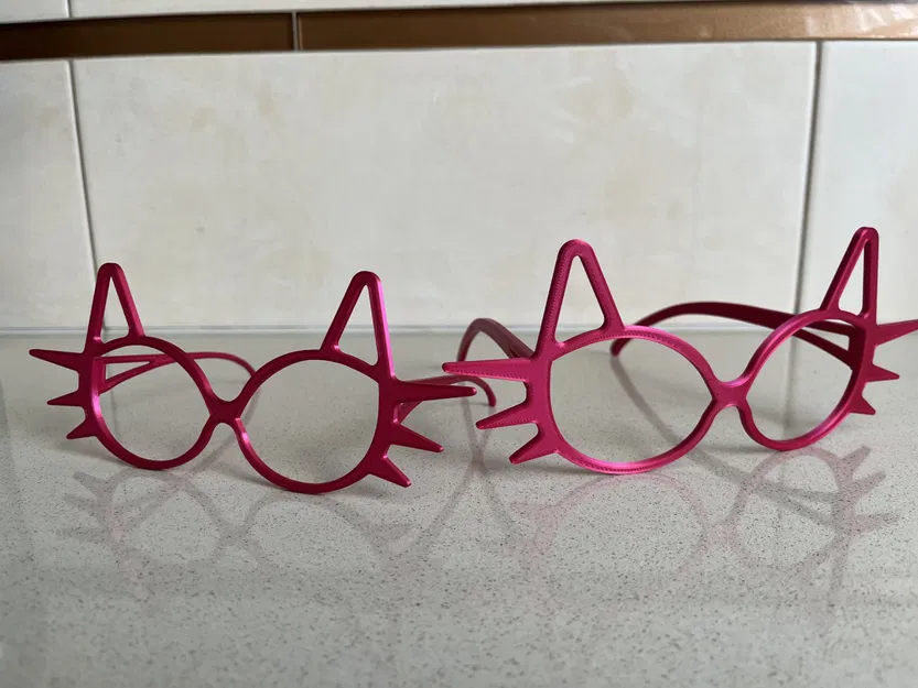 Kính mèo không có tròng cho trẻ em và người lớn - Image 1