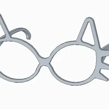 Kính mèo không có tròng cho trẻ em và người lớn