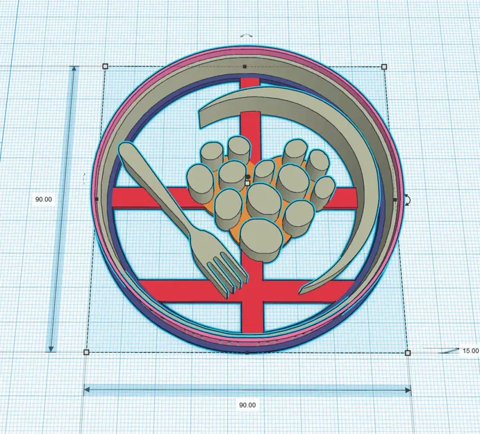 Cắt bánh quy hình logo ngân hàng thực phẩm - Image 4