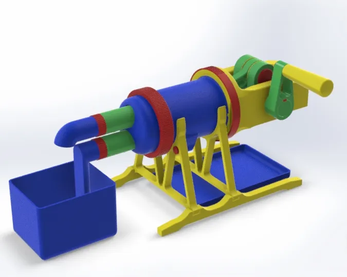 Bơm pittong hoạt động mô phỏng cơ chế bơm hiệu quả - Image 1