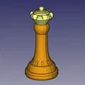 Tượng cờ vua - nhân vật nữ hoàng - Thumbnail 1