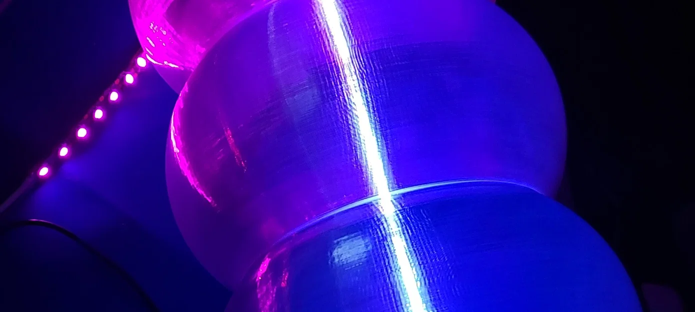 Đèn sàn WLED phản ứng âm thanh in 3D - Image 1