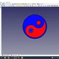 Kim châm cứu có biểu tượng Yin Yang, thiết kế lắp ghép - Thumbnail 3