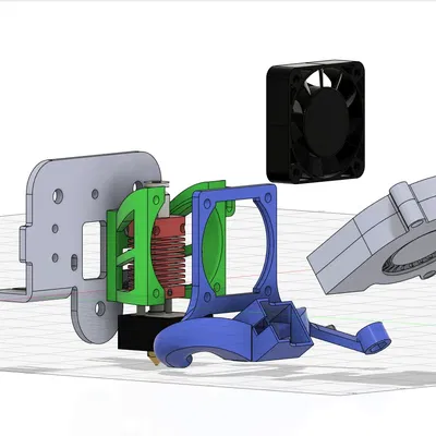 Bộ làm mát nhẹ 2 phần lắp ghép dễ dàng