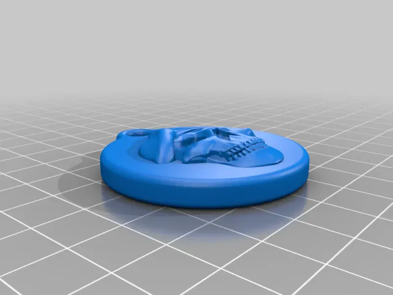 Móc chìa khóa lính xương sọ - Image 2