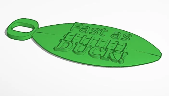 Móc khóa "Nhanh như vịt" của đội Oregon Ducks - Image 1