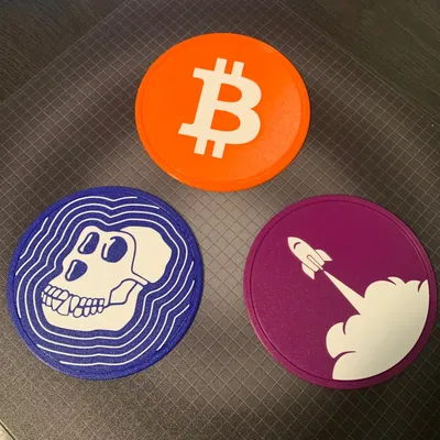 Đế ly Crypto in từ máy MK3s MMU2s trên thép phủ bột