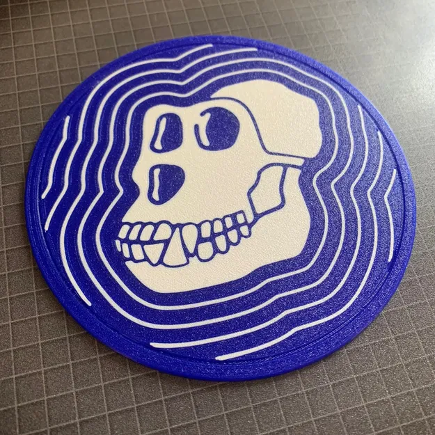 Đế ly Crypto in từ máy MK3s MMU2s trên thép phủ bột - Image 4