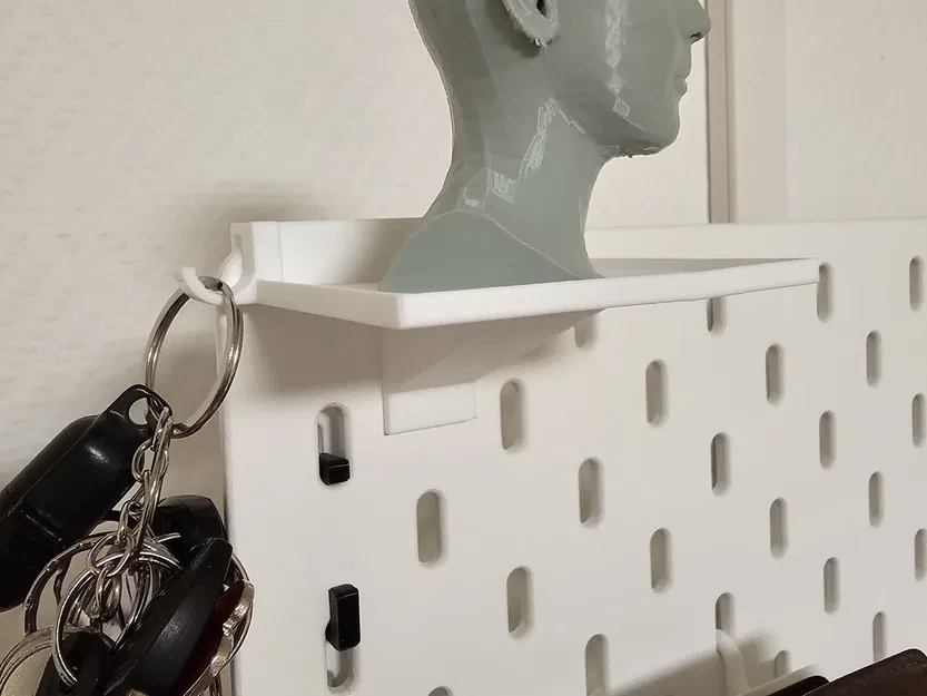 Giá đỡ SKADIS có viền và móc treo chìa khóa - Image 1