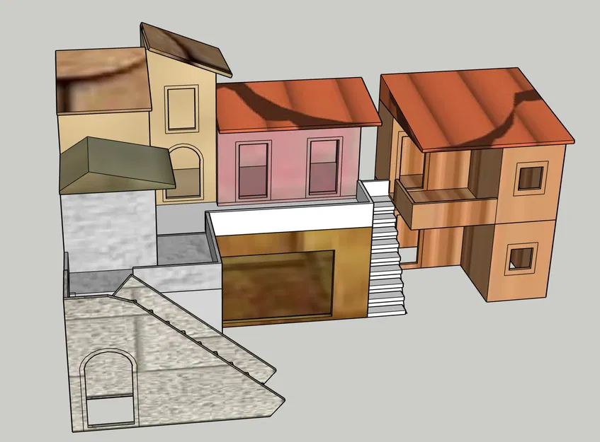 Mô hình nhà cho máng cỏ GT 26 thiết kế bằng SKETCHUP - Image 3