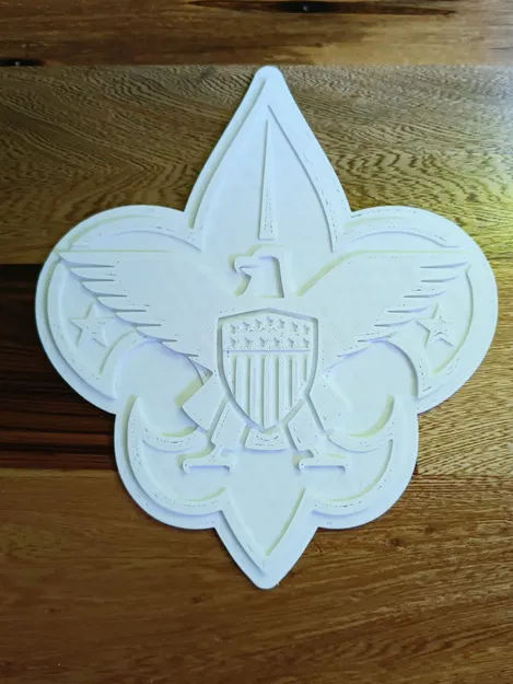 Biểu tượng Boy Scouts of America 3D với 5 lớp chi tiết - Image 2