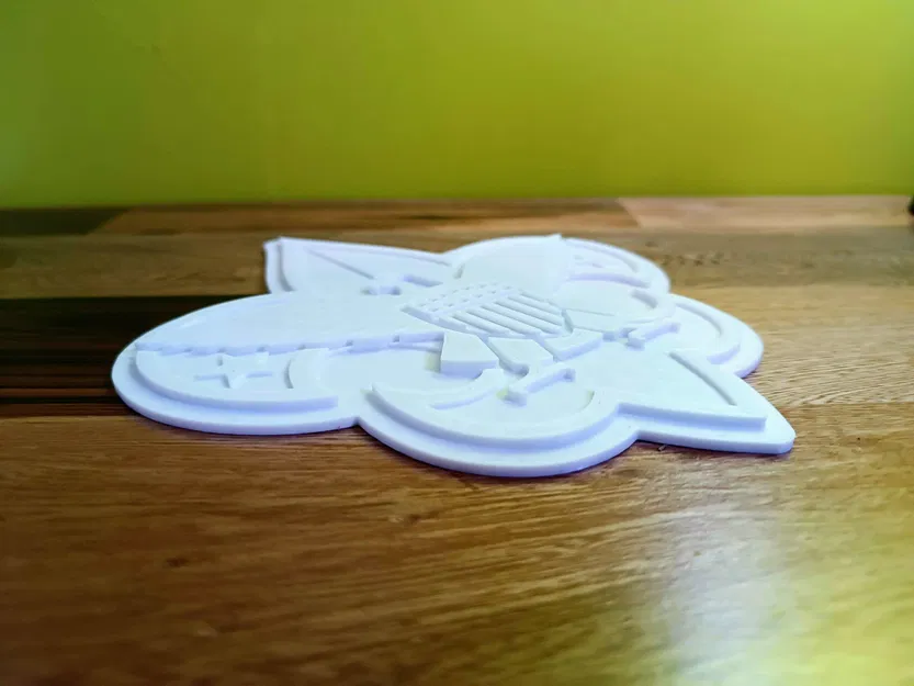 Biểu tượng Boy Scouts of America 3D với 5 lớp chi tiết - Image 3