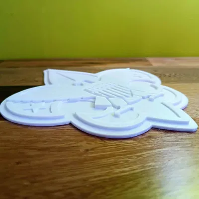 Biểu tượng Boy Scouts of America 3D với 5 lớp chi tiết