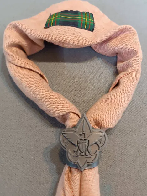 Biểu tượng woggle của Boy Scouts of America với logo 3D nhiều lớp - Image 2