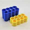 Hộp đựng pin AAA cho 8 viên pin với nam châm gắn kết - Thumbnail 2