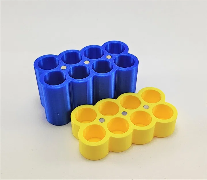 Vỏ pin AA cho 8 cell với nam châm gắn kết - Image 2