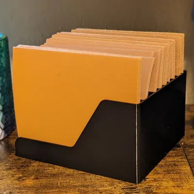 Khay tổ chức giấy nhám với 10 ngăn chứa