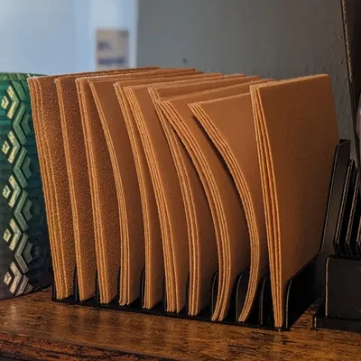 Khay tổ chức giấy nhám với 10 ngăn chứa