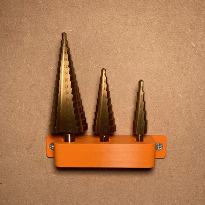 Giá đỡ khoan bậc gắn tường cho ba kích thước 10mm, 8mm và 6mm