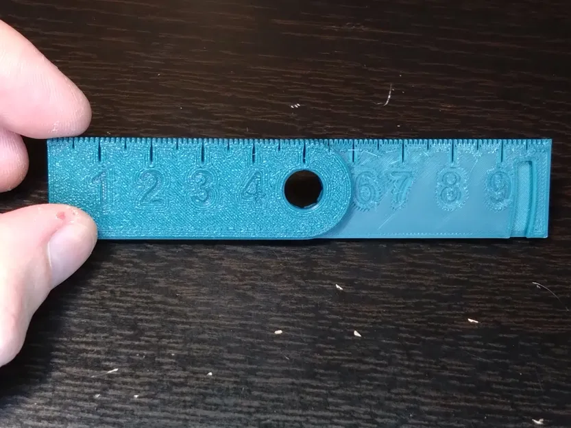 Thước kẻ gập 10cm cho móc chìa khóa - Image 4