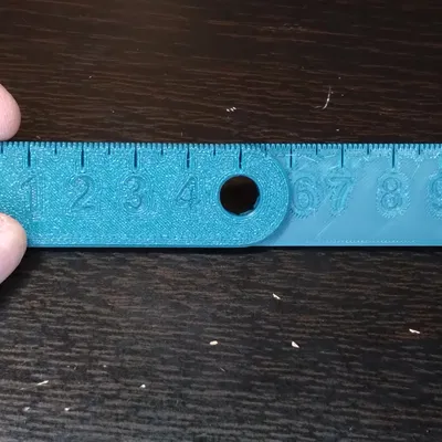 Thước kẻ gập 10cm cho móc chìa khóa