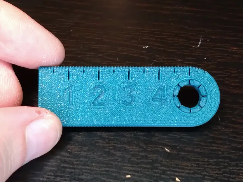 Thước kẻ gập 10cm cho móc chìa khóa - Image 6