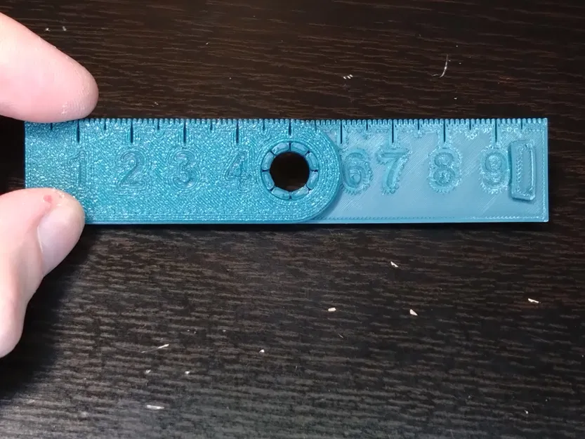 Thước kẻ gập 10cm cho móc chìa khóa - Image 8