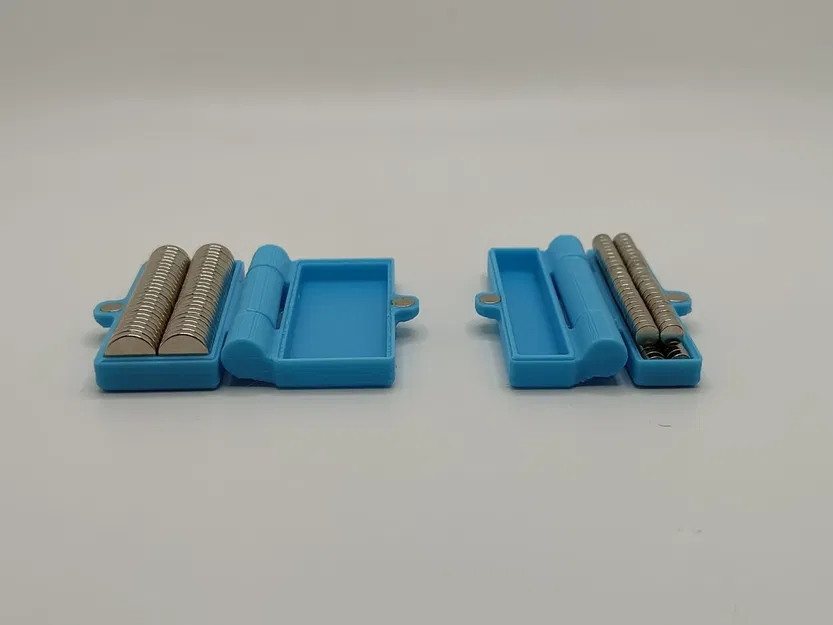 Hộp lưu trữ nam châm với thiết kế bản lề in tại chỗ - Image 1