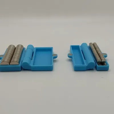 Hộp lưu trữ nam châm với thiết kế bản lề in tại chỗ