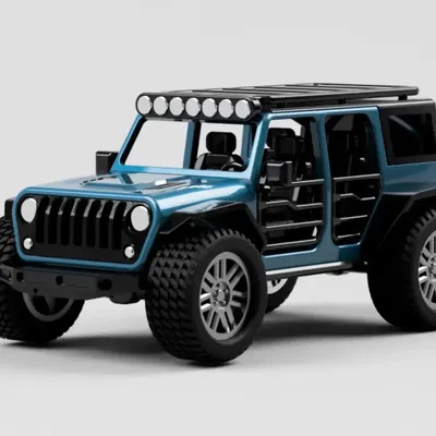 JEEP Wrangler 4 cửa với mui cứng có thể tháo rời