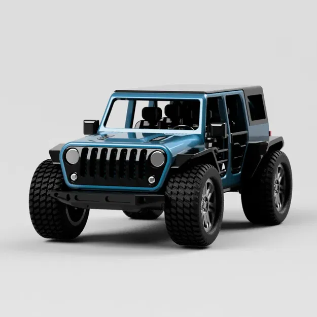 JEEP Wrangler 4 cửa với mui cứng có thể tháo rời - Image 2