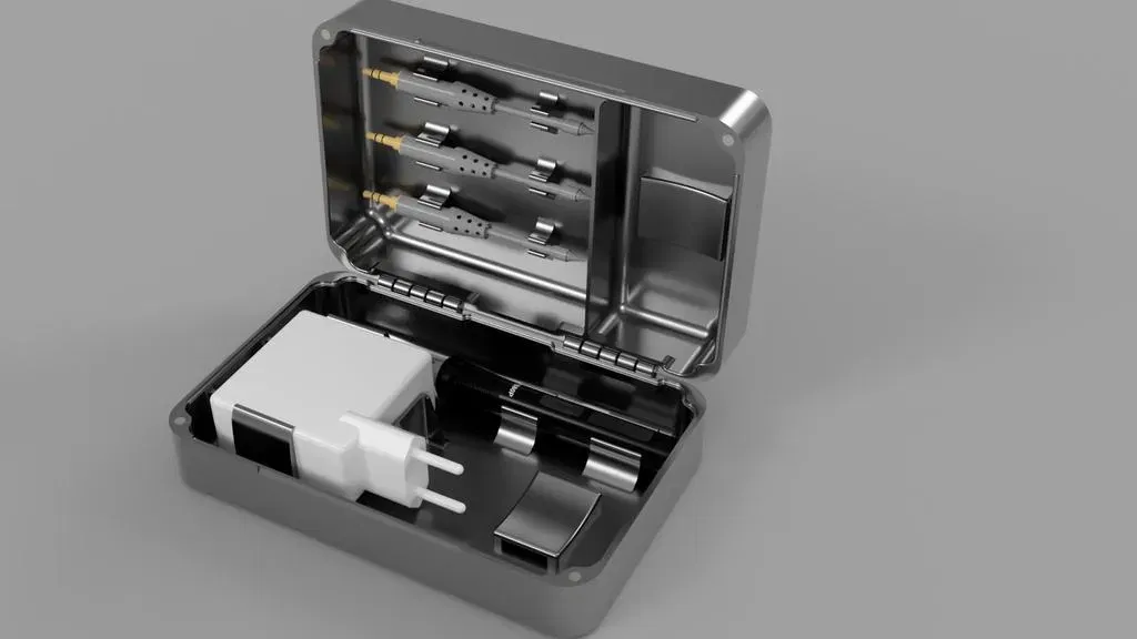 Vỏ đựng mỏ hàn TS80P với nguồn điện bên trong - Image 3