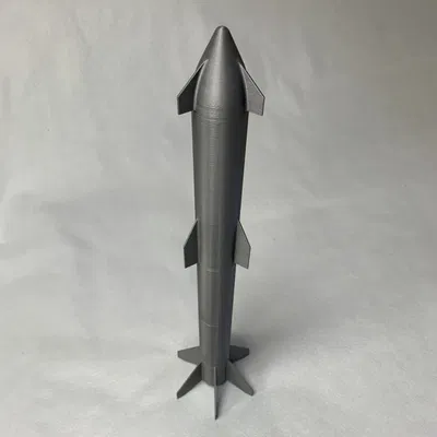 Tên lửa mô hình phong cách Starship v2