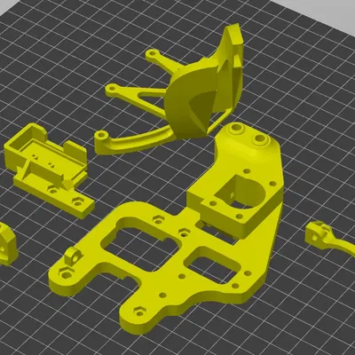 Giá đỡ Biqu H2 V2S Lite và cảm biến filament cho CR10 V2/V3