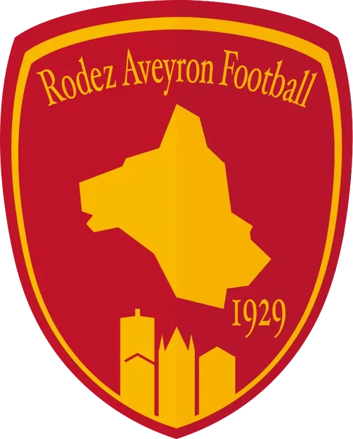 Biểu tượng Logo RAF của CLB Bóng đá Rodez, Pháp - Image 1